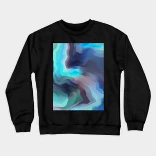 Abstract saturated swell Crewneck Sweatshirt